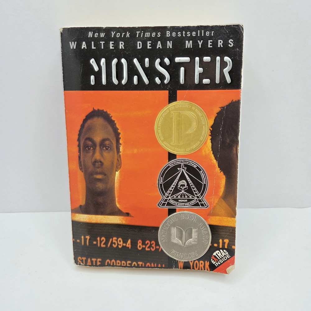 Monster - Walter Dean Myers Paperback YA Novel Newbery Award Winner Teen Fiction